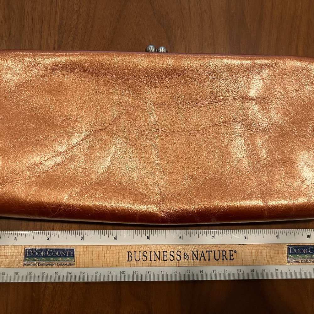 Hobo International Copper Clutch Purse with Chain